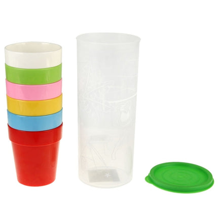 Non-Fragile Melamine Outdoor Cup Set Travel Mug with 6 Colors Available Camping Cup(Green)-garmade.com