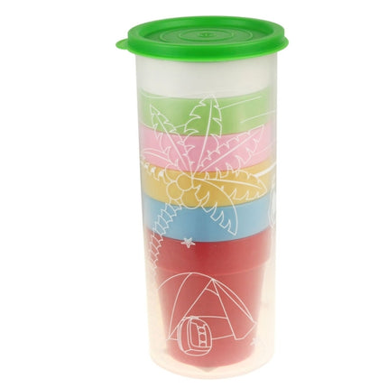 Non-Fragile Melamine Outdoor Cup Set Travel Mug with 6 Colors Available Camping Cup(Green)-garmade.com