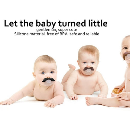 High Quality Funny Infant Mustache Baby Appease Nipple-garmade.com