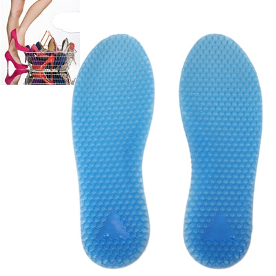 Women Silica Gel Insoles (Full Pads)(Blue)-garmade.com