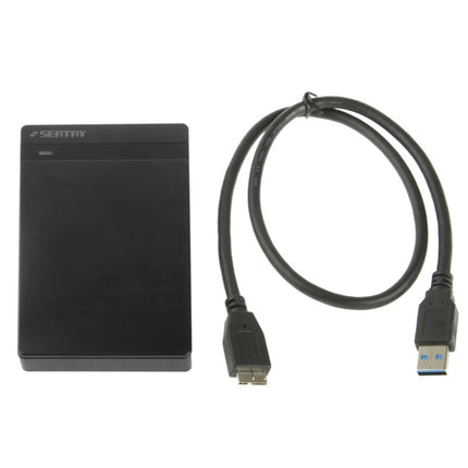 2.5 inch SATA HDD / SSD External Enclosure, Tool Free, USB 3.0 Interface(Black)-garmade.com
