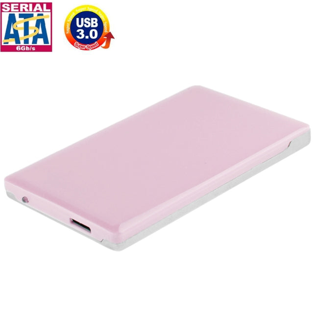 High Speed 2.5 inch HDD SATA & IDE External Case, Support USB 3.0(Pink)-garmade.com