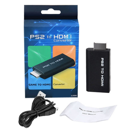 Mini PS2 to HDMI Box Audio Video Digital Converter Adapter-garmade.com