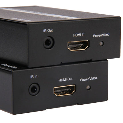 HDMI Extender Over Cat5e / 6 (EU Plug)(Black)-garmade.com