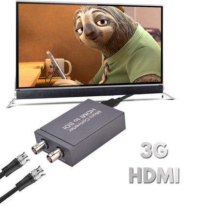 NK-M009 1080P Full HD HDMI to 2 x SDI Output Converter(Black)-garmade.com
