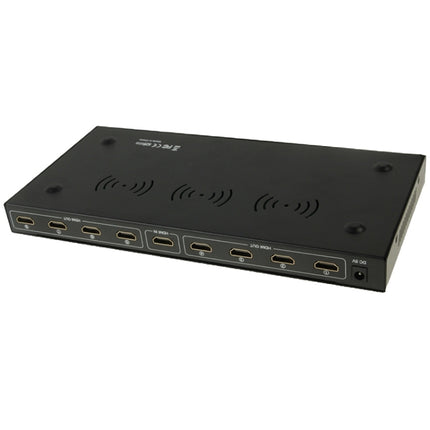 V1.4 Full HD 1080P 1 x 8 HDMI Amplifier Splitter, Support 3D(Black)-garmade.com