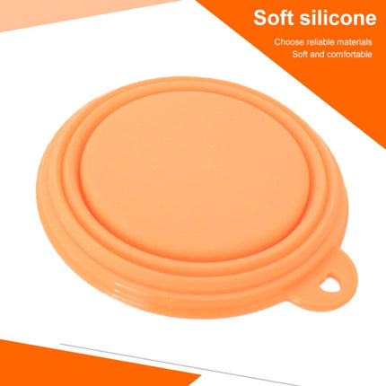 Portable Stretchable Silicon Food Feeder Dish Serving Bowl Water Container for Cat Dog Pet (Random Color Delivery)-garmade.com