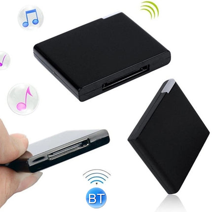 Wireless Bluetooth Music Receiver For iPhone 4 & 4S / (iPad 3) / iPad 2 / iPod / Any Bluetooth Device(White)-garmade.com