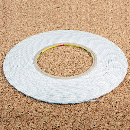 1mm 3M Double Sided Adhesive Sticker Tape for iPhone / Samsung / HTC Mobile Phone Touch Panel Repair, Length: 50m(White)-garmade.com