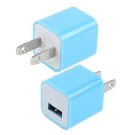 US Plug USB Charger(Blue)-garmade.com