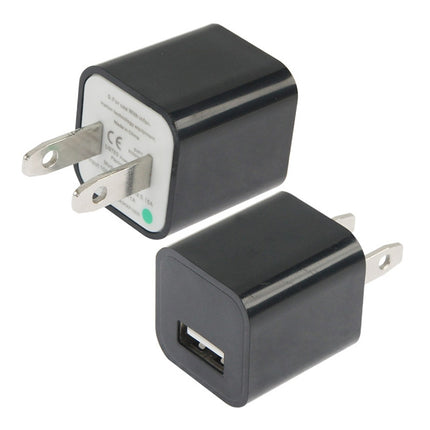 US Plug USB Charger(Black)-garmade.com