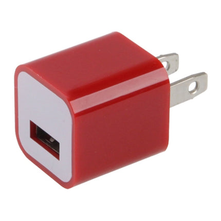 US Plug USB Charger(Red)-garmade.com