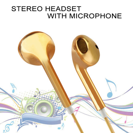 3.5mm Stereo Electroplating Wire Control Earphone for Android Phones / PC / MP3 Player / Laptops(Pink)-garmade.com