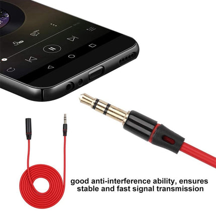 Aux Audio Cable 3.5mm Male to Female, Compatible with Phones, Tablets, Headphones, MP3 Player, Car/Home Stereo & More, Length: 1.2m-garmade.com