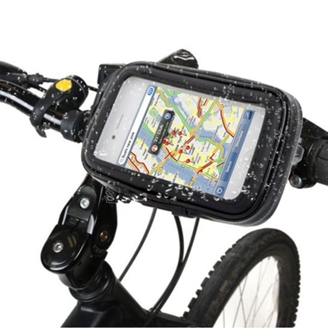 Bike Mount & Waterproof / Sand-proof / Snow-proof / Dirt-proof Tough Touch Case for iPhone 4 & 4S-garmade.com