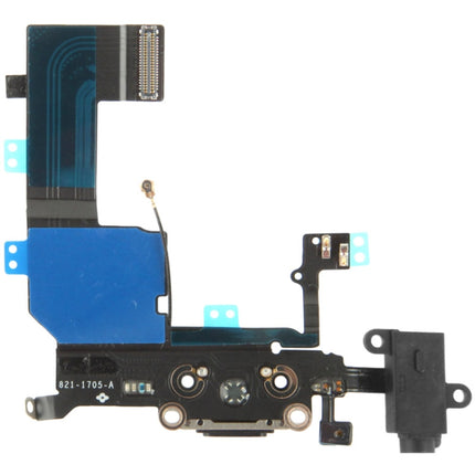 2 in 1 for iPhone 5C (Tail Connector Charger + Headphone Audio Jack Ribbon) Flex Cable-garmade.com