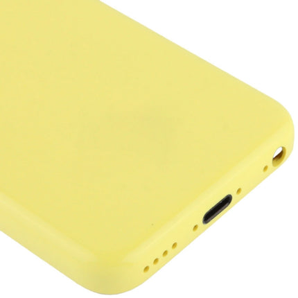 Full Housing Chassis / Back Cover with Mounting Plate & Mute Button + Power Button + Volume Button + Nano SIM Card Tray for iPhone 5C(Yellow)-garmade.com
