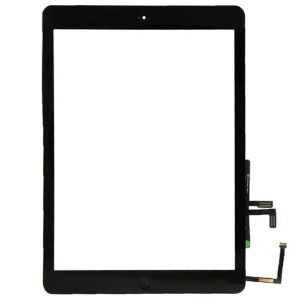 Controller Button + Home Key Button PCB Membrane Flex Cable + Touch Panel Installation Adhesive, Touch Panel for iPad Air / iPad 5(Black)-garmade.com