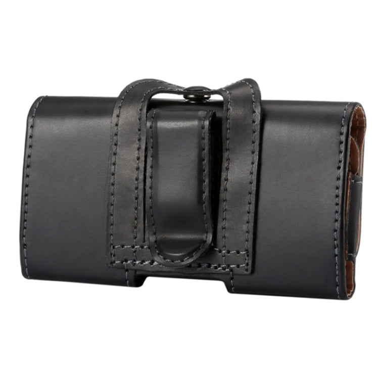 Crazy Horse Texture Vertical Flip Leather Case Waist Bag with Back Splint for iPhone 5G