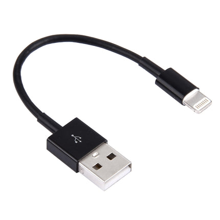8 Pin to USB Sync Data / Charging Cable, Cable Length: 13cm(Black)-garmade.com