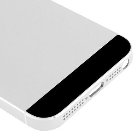 Full Housing Alloy Back Cover for iPhone 5(Silver)-garmade.com