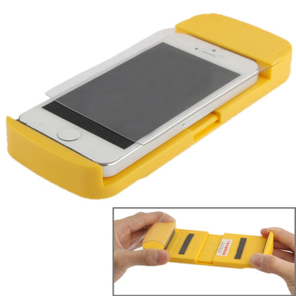 Universal Automatic Screen Attach Machine for iPhone 5 & 5C & 5S, iPhone 4 & 4S, Galaxy S IV / i9500, Galaxy Note II / N7100, Galaxy S III / i9300, Mobile Phones within 5.8 inch (Yellow)-garmade.com