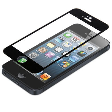 Tempered Glass Protective Film for iPhone 5 & 5S & 5C(Black)-garmade.com