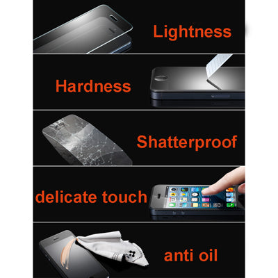 0.26mm 9H+ Surface Hardness 2.5D Explosion-proof Tempered Glass Film for iPhone 5 / 5S /5C-garmade.com