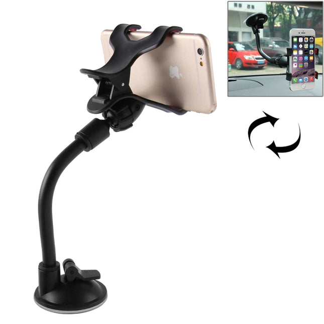 Universal 360 Degree Rotation Suction Cup Car Holder / Desktop Stand, Size Range: 3.5-8.3cm, For iPhone, Galaxy, Huawei, Xiaomi, Lenovo, Sony, LG, HTC and Other Smartphones, MP4, PDA, PSP, GPS(Black)-garmade.com