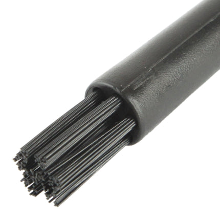 Electronic Component 7 Beam Round Handle Antistatic Cleaning Brush, Length: 12.2cm(Black)-garmade.com