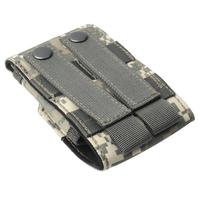 Camouflage Army Combat Travel Utility Hook and Loop Fastener Belt Pouch Bum Bag Mobile Phone Money(Green)-garmade.com