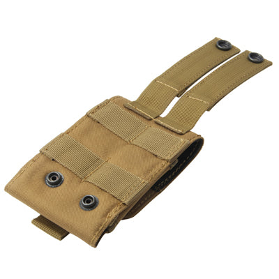 Army Combat Travel Utility Hook and Loop Fastener Belt Pouch Bum Bag Mobile Phone Money(Coffee)-garmade.com