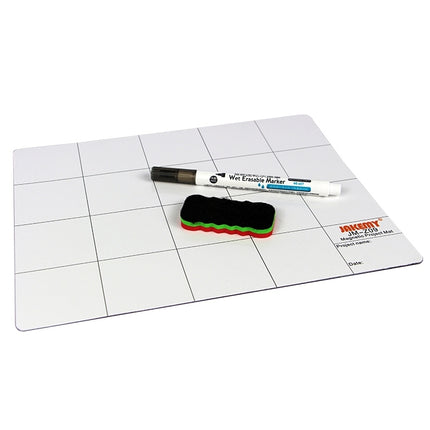 JAKEMY JM-Z09 25cm x 20cm Magnetic Project Mat with Marker Pen for iPhone / Samsung Repairing Tools-garmade.com