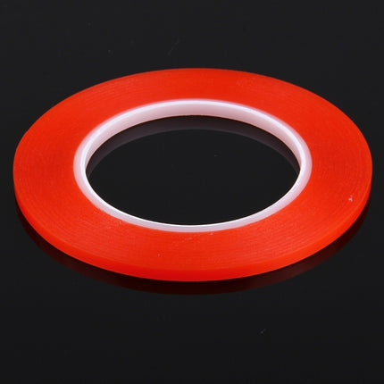 5mm width 3M Double Sided Adhesive Sticker Tape for iPhone / Samsung / HTC Mobile Phone Touch Panel Repair, Length: 25m(Red)-garmade.com