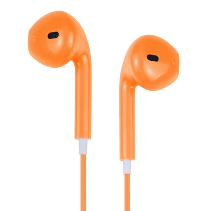 EarPods Wired Headphones Earbuds with Wired Control & Mic(Orange)-garmade.com