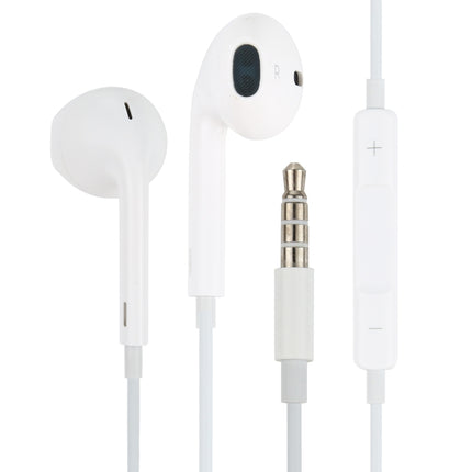 3.5mm Wired Earphone for Android Phones / PC / MP3 Player / Laptops, Cable Length:1.2m(White)-garmade.com