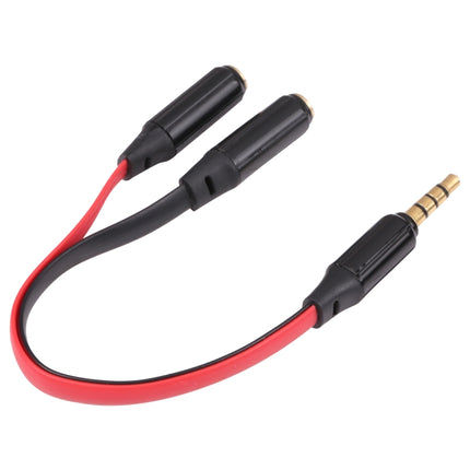 Noodle Style Aux Audio Cable 3.5mm Male to 2 x Female Splitter Connector, Compatible with Phones, Tablets, Headphones, MP3 Player, Car/Home Stereo & More-garmade.com