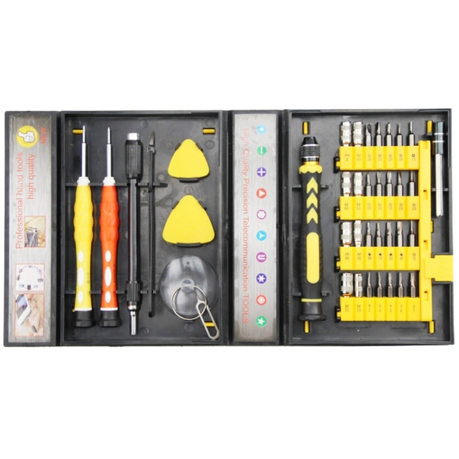 JF-6097A 38 in 1 Multi-bits Professional Mobile Phone Repair Screwdriver Set for iPhone 6 / iPhone 5 & 5S / Mobile Phone-garmade.com