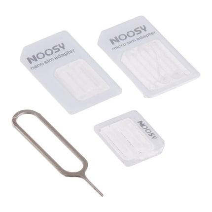 4 in 1 (Nano SIM to Micro SIM Card+ Micro SIM to Standard Card + Nano SIM to Standard Card + Sim Card Tray Holder Eject Pin Key Tool) Kit for iPhone 5 / iPhone 4 & 4S(White)-garmade.com
