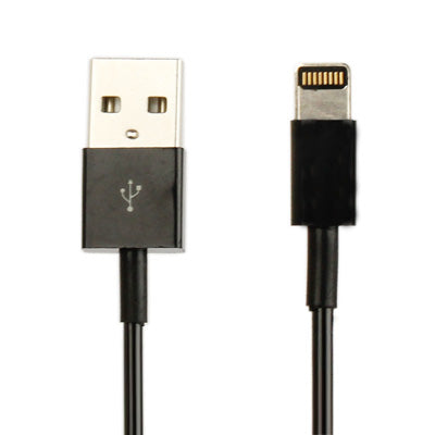 USB Sync Data / Charging Coiled Cable for iPhone, iPad(Black)-garmade.com
