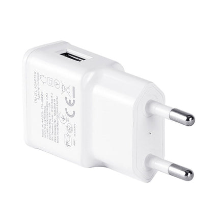 Charger Sync Cable + EU Plug Travel Charger(White)-garmade.com