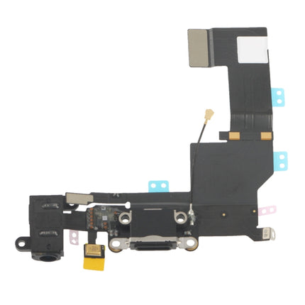 Charging Connector + Headphone Jack Flex Cable for iPhone 5S-garmade.com