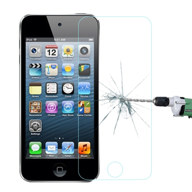 0.26mm Ultra-thin Transparent Full Screeen Explosion-proof Tempered Glass Film for iPod touch 5 & touch 6-garmade.com