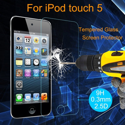 0.26mm Ultra-thin Transparent Full Screeen Explosion-proof Tempered Glass Film for iPod touch 5 & touch 6-garmade.com