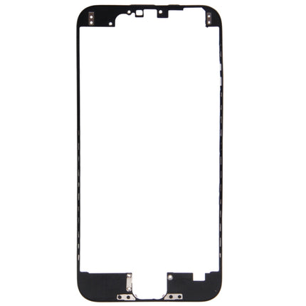Front LCD Screen Bezel Frame for iPhone 6(Black)-garmade.com