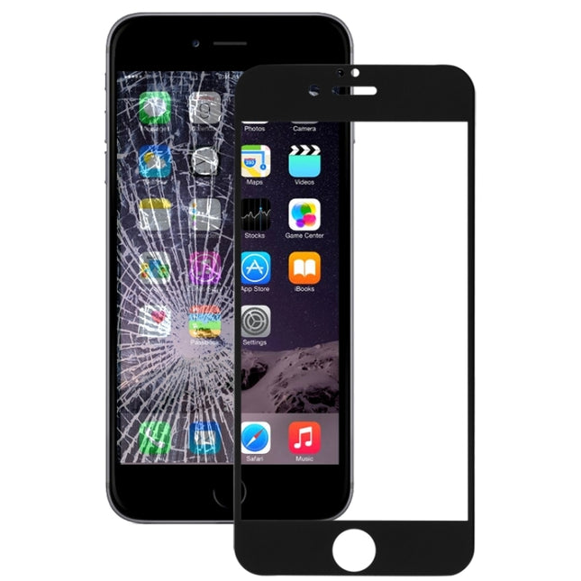0.3mm Full Screen Tempered Glass Film for iPhone 6(Black)-garmade.com