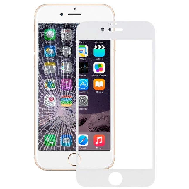 0.3mm Full Screen Tempered Glass Film for iPhone 6(White)-garmade.com