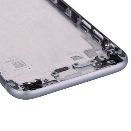 Assembly Housing Cover for iPhone 6, Including Back Cover & Card Tray & Volume Control Key & Power Button & Mute Switch Vibrator Key(Grey)-garmade.com