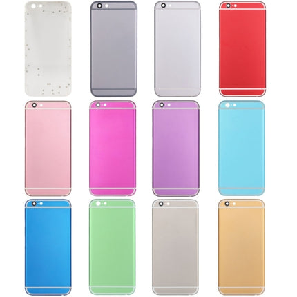 Full Assembly Housing Cover for iPhone 6, Including Back Cover & Card Tray & Volume Control Key & Power Button & Mute Switch Vibrator Key(Pink)-garmade.com