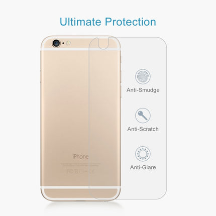 50 PCS for iPhone 6 / 6S 0.26mm Explosion-proof Back Screen Protector Tempered Glass Film-garmade.com